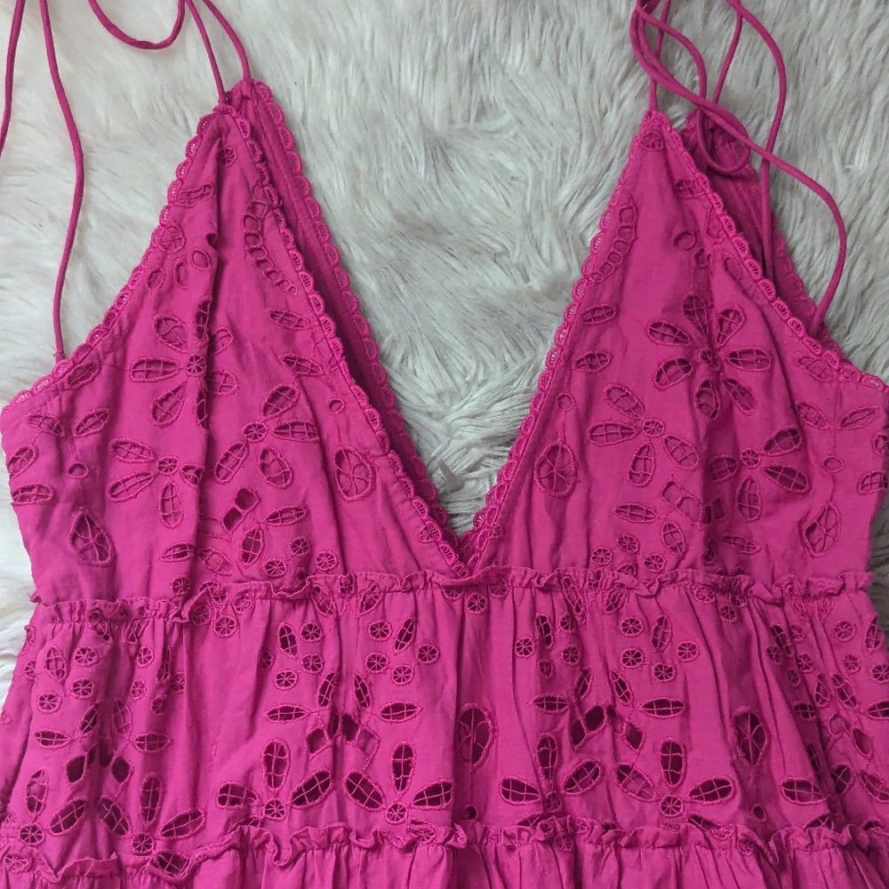 NWT Rococo Sand Sasha Mini Dress in Raspberry RARE - Picture 14 of 16